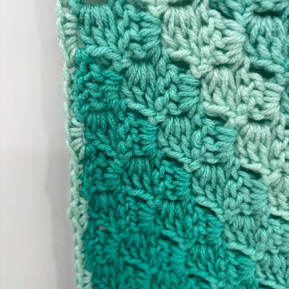 Handmade crochet blanket